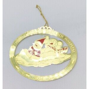 St. Jude Children's Research Hospital 2004 Christmas Tree Holiday Ornament Snow